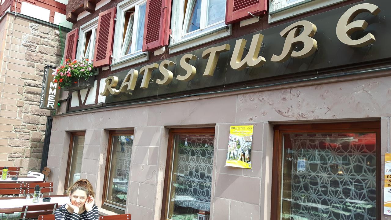 Hotel-Restaurant Ratsstube 칼프 외부 사진