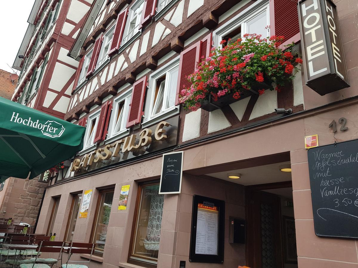 Hotel-Restaurant Ratsstube 칼프 외부 사진